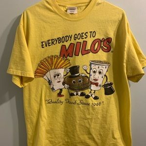 Vintage Milo’s Hamburgers t shirt